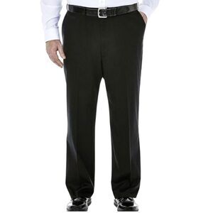 Men’s Black Haggar Classic Fit Iron Free Premium Khaki Size 40